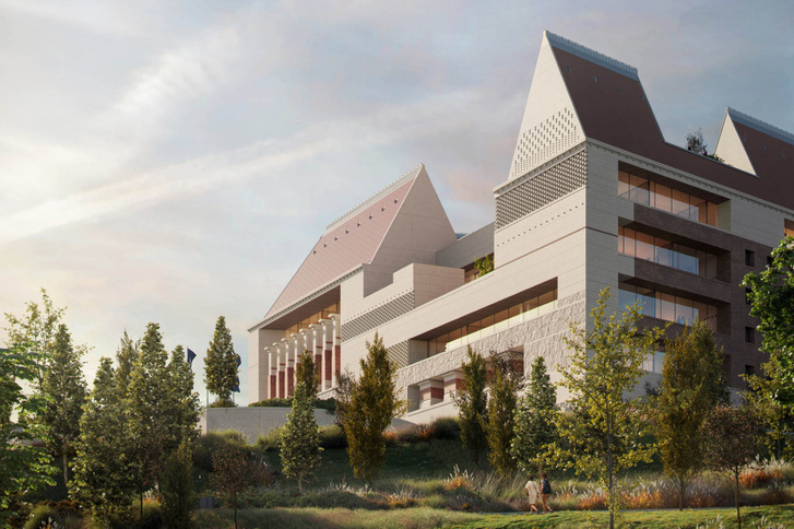 A NAPUR architect látványterve a készülő új campusról