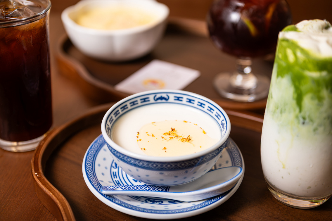 Osmanthus double cream milk pudding