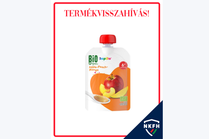Lupilu Mangó-alma-őszibarack ízű bio gyümölcspüré, 100g