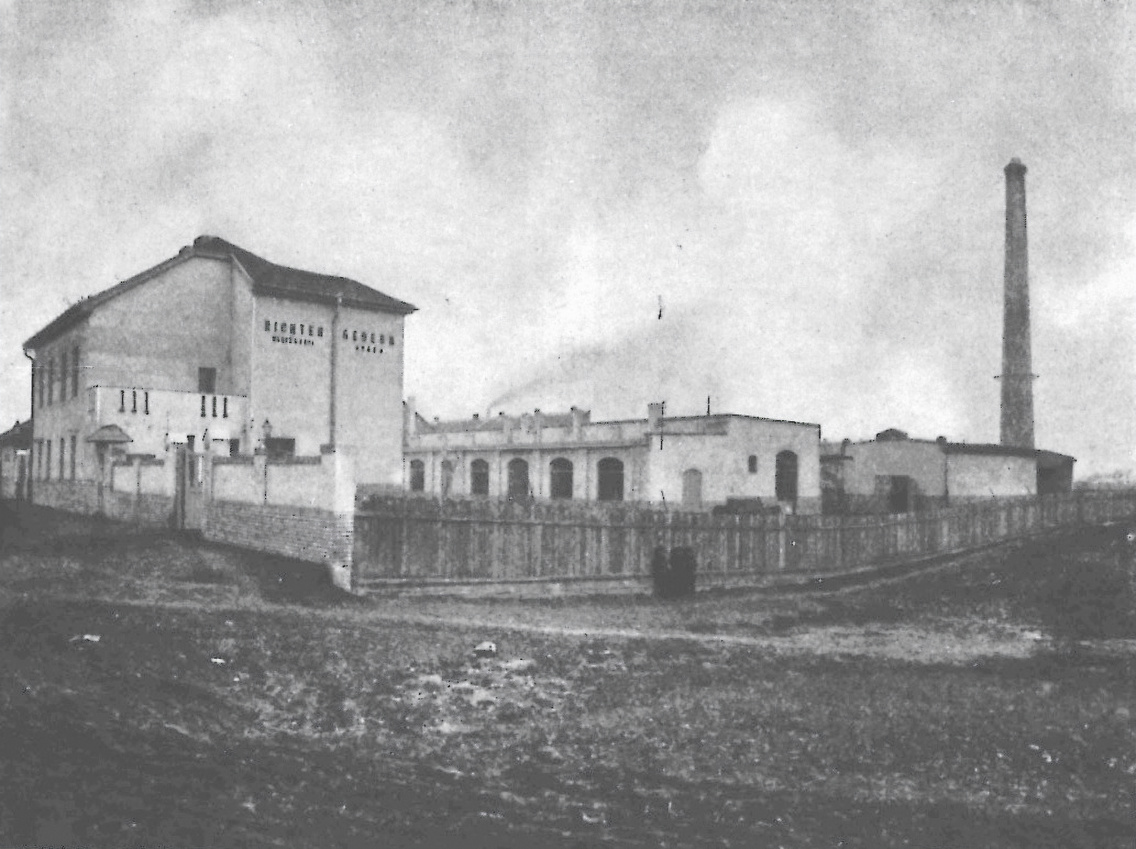 A kőbányai, Cserkesz utcai gyár épülete 1908-ban