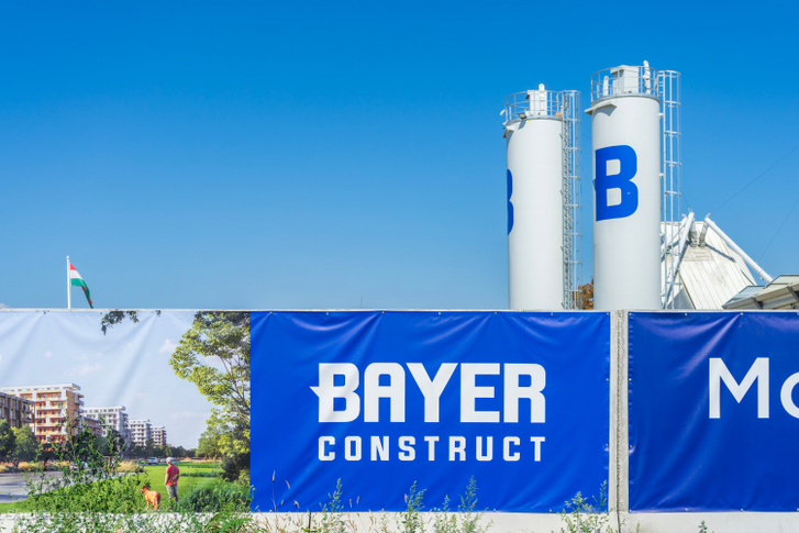 A Bayer Construct molinója egy építkezésen