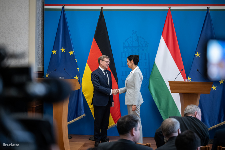 Orbán Anita külügyminiszter és Johann Wadephul német külügyminisztert 2026. szeptember 14-én