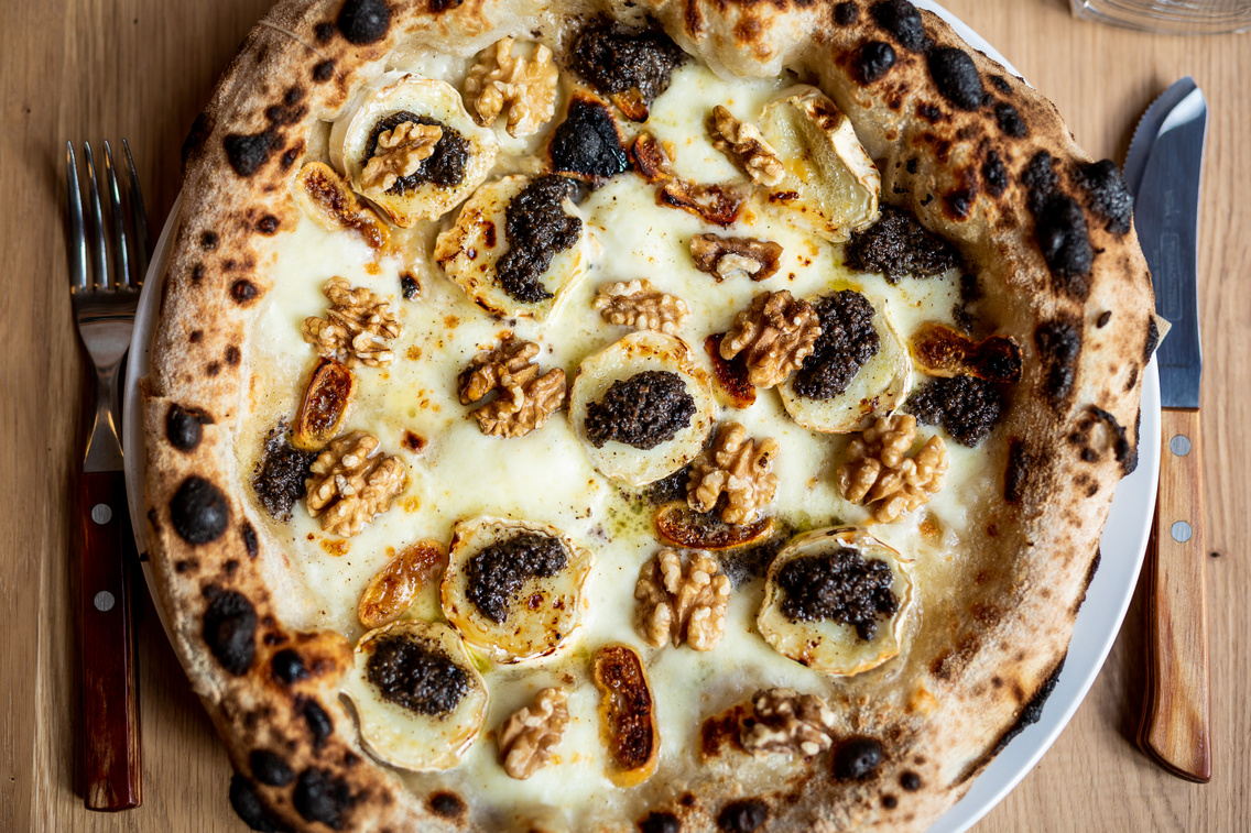 A Belli di Mamma 'Tartufo' pizzája