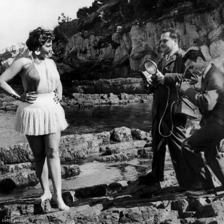 A Cannes-i Filmfesztivál idején Simone Silva angol színésznő 1954-ben