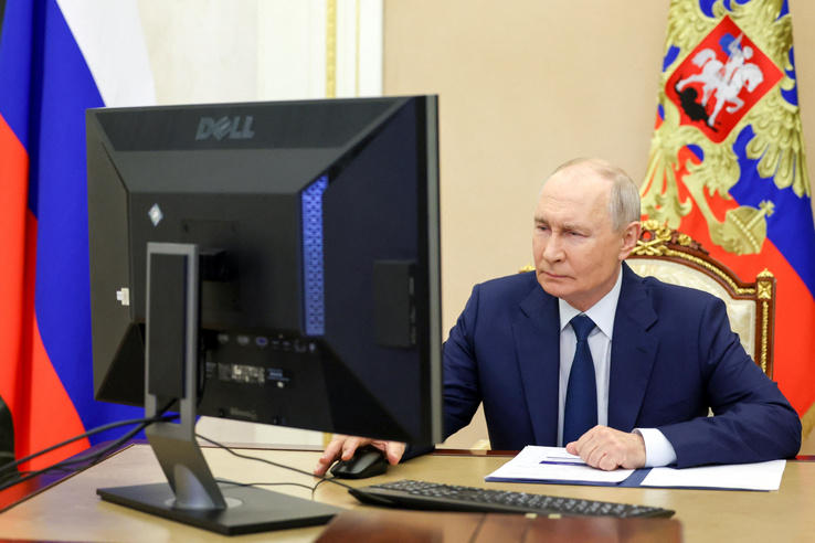 Vlagyimir Putyin számítógépe felrobbantotta az internetet