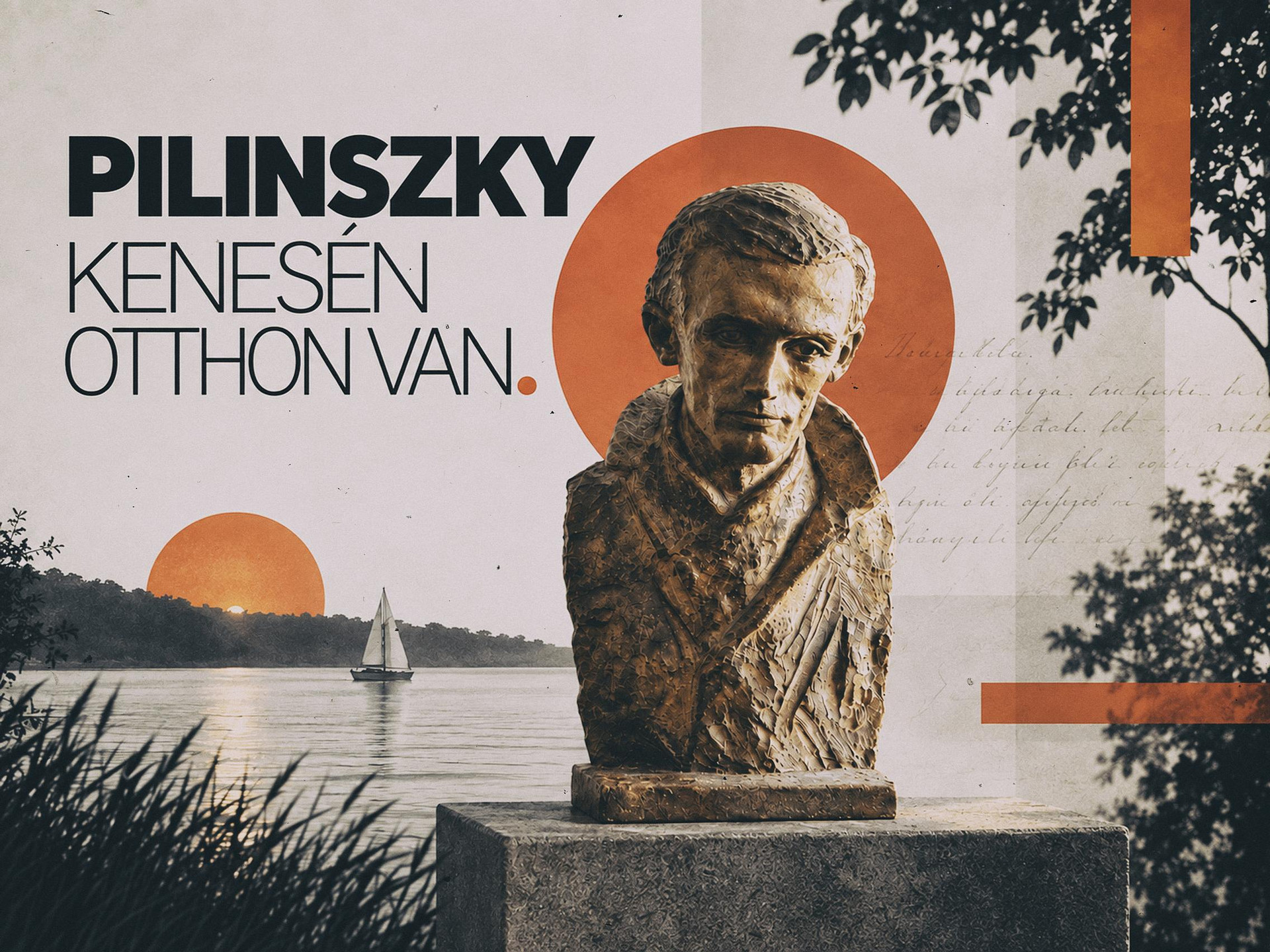 Szobrot avatnak Balatonkenesén Pilinszky János tiszteletére