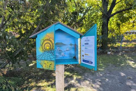 Titkos ládához vezet Fonyód új meseösvénye, közben életre kelnek a Balaton legendái