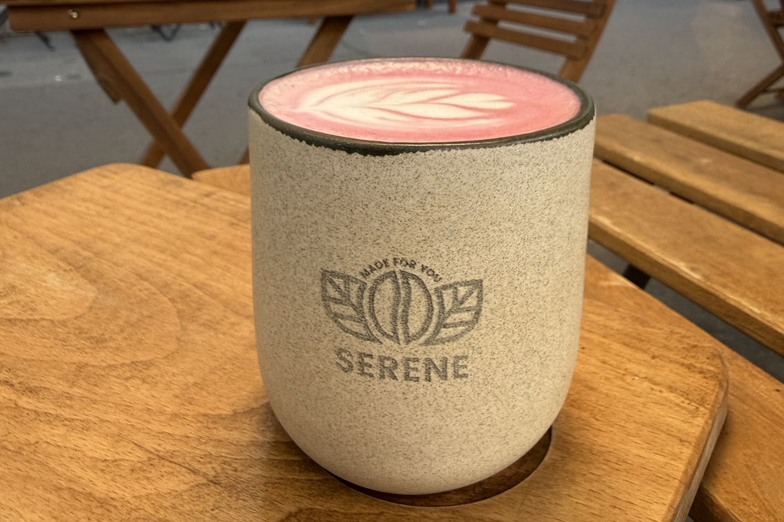 Pink Chai Latte 2 Serene