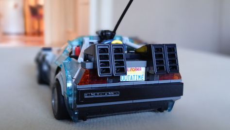 Lego DeLorean