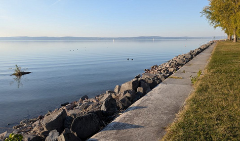 30 centis vízállás a Balatonon