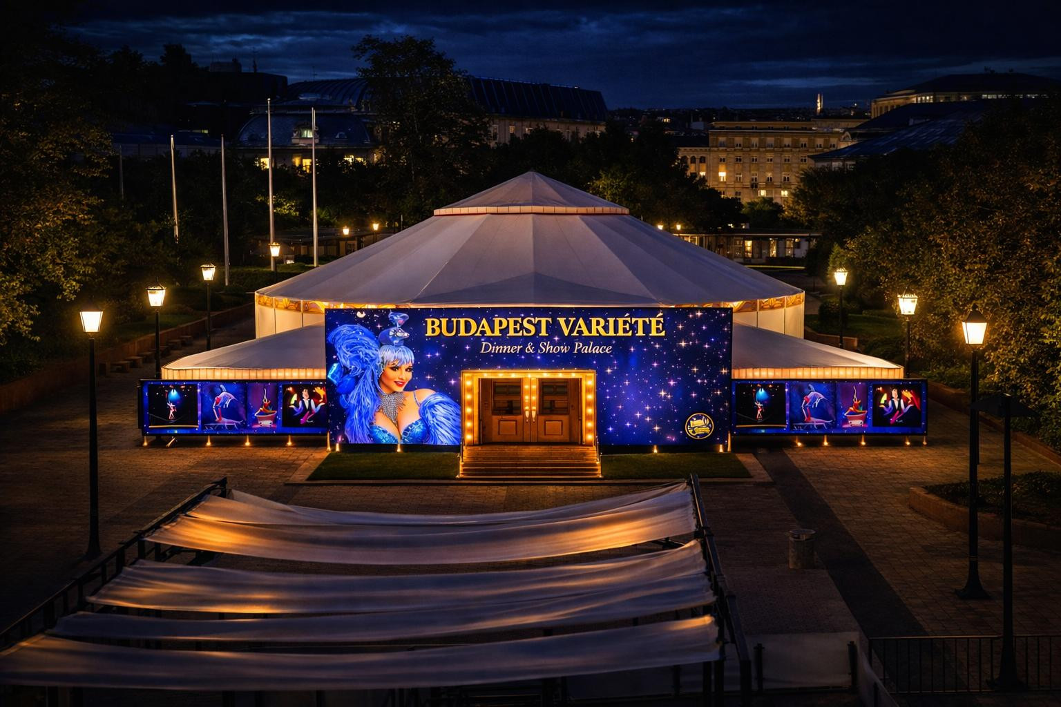 Látványterv a Dinner & Show Palace-ről