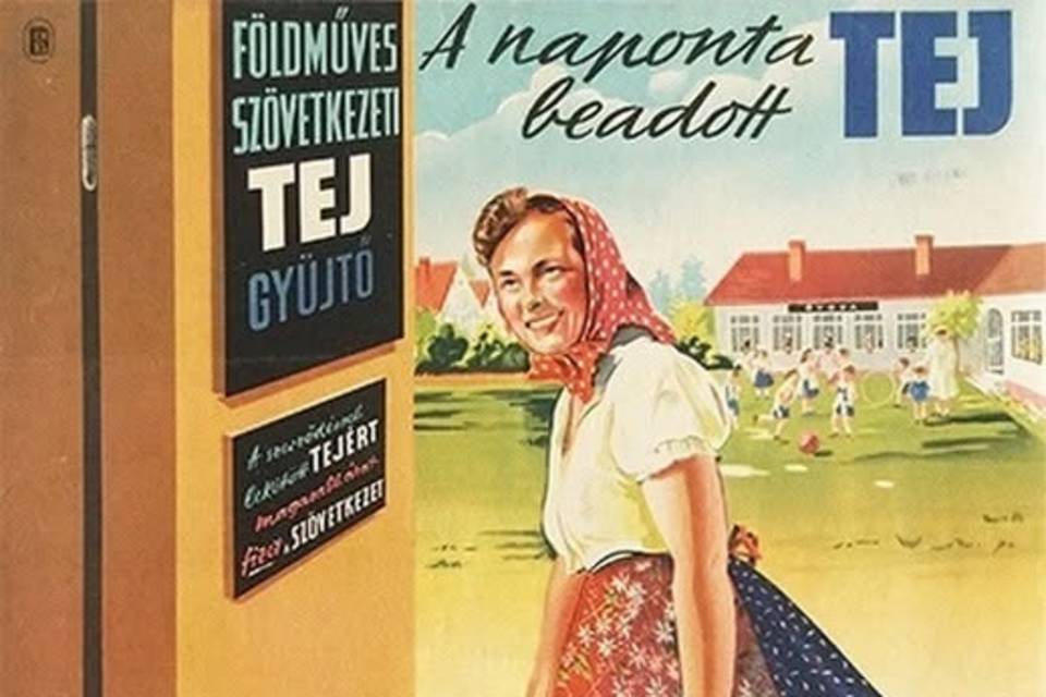 Plakátrészlet az 1950-es évek első feléből.