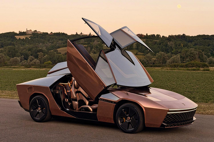 Rézszobrot épített egy Maseratiból a két Giugiaro