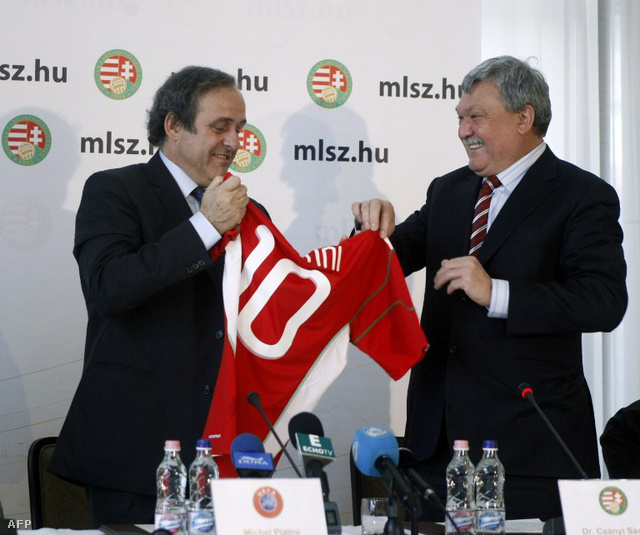 Platini és Csányi még 2010-ben, mostantól együtt dolgoznak