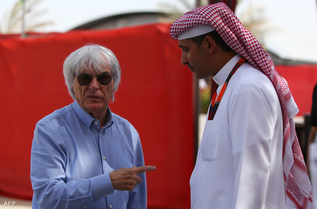 Ecclestone már Bahreinben van, a hétvégi futam helyszínén