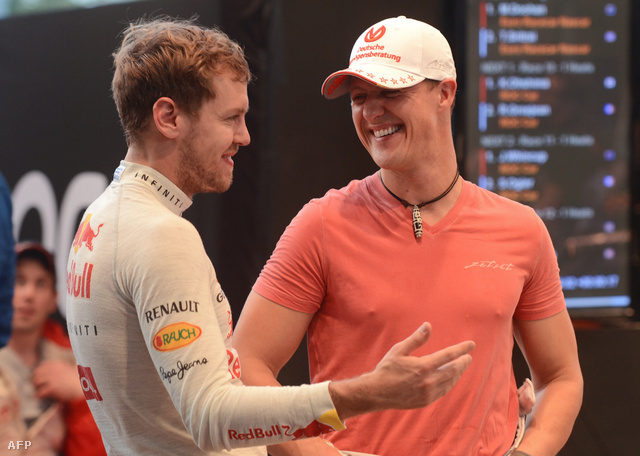 Vettel és Schumacher 2012 végén