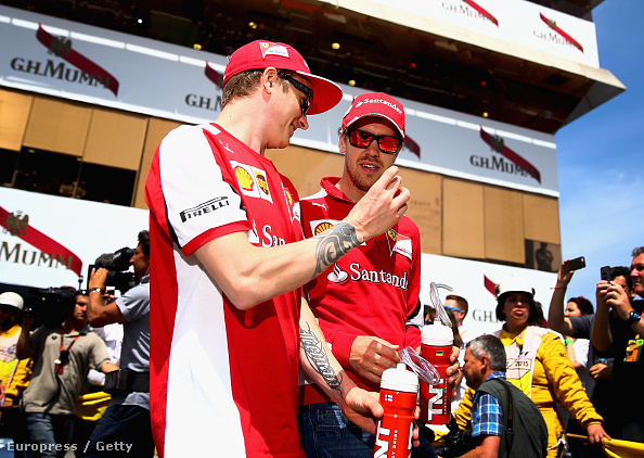 Räikkönen és Vettel Barcelonában