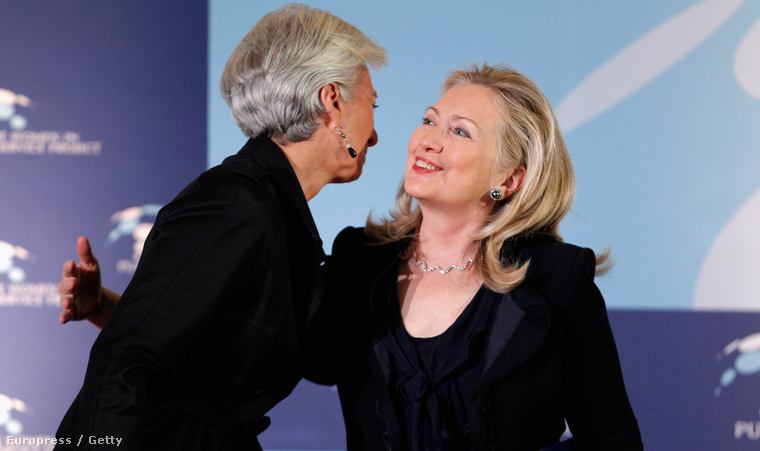 Christina Lagarde és Hillary Clinton