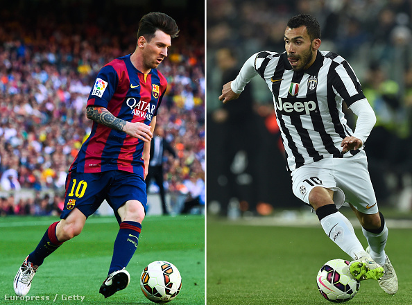Messi és Tevez az argentin válogatottban csapattársak