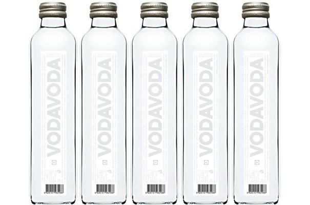 Vodavoda water glass bottle