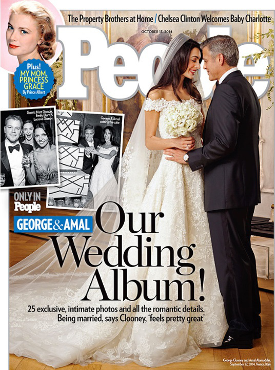 Az álompár esküvői képei megjelentek a People Magazinban is.