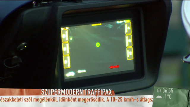 A TV2 februári riportjában is látható volt, hogy az ARH CAM-S1 sebességet mér, amikor megmozdítják