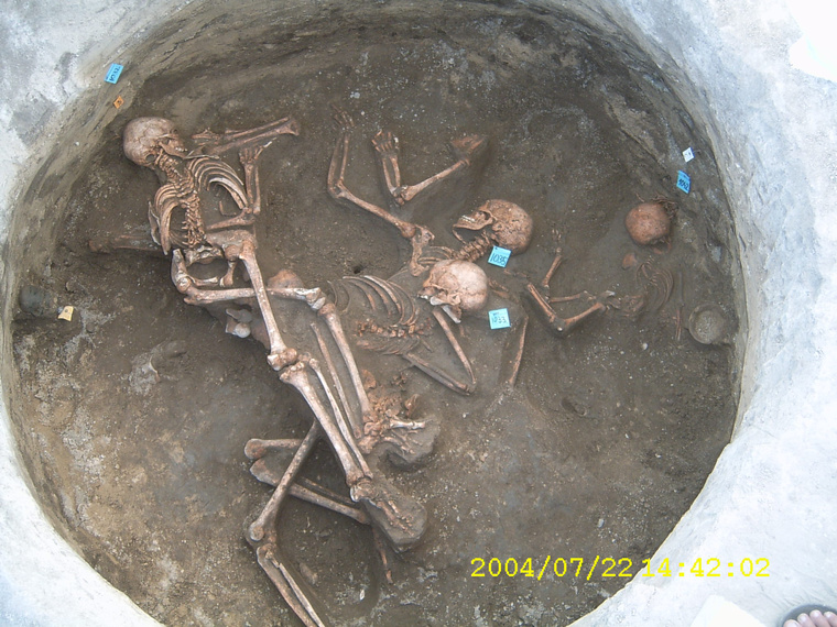 Az érdi bronzkori temető tömegsírja