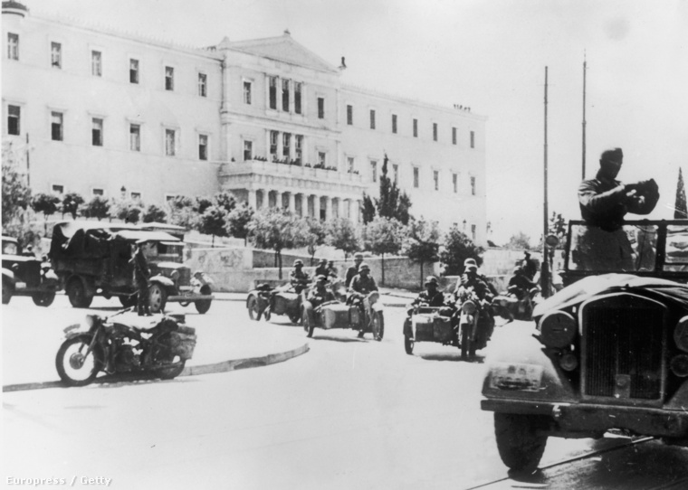 Német csapatok Athénban, 1941.