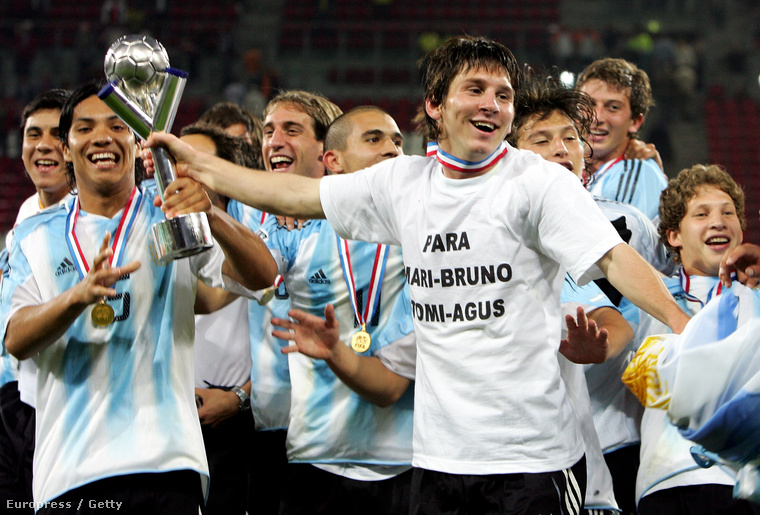 Az eddigi legkomolyabb trófeája Argentínával: a 2005-ös U20-as vb-cím
