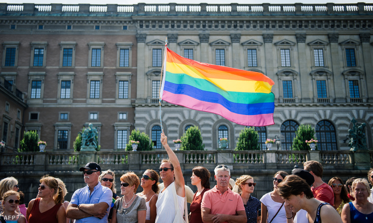Résztvevők a Stockholm Pride-on 2014-ben