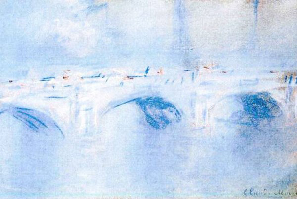 Claude Monet: Waterloo híd (részlet)