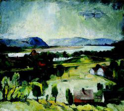 Szőnyi István: Dunai táj (1928)