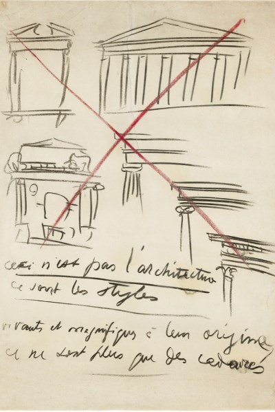 Le Corbusier rajza (1929)