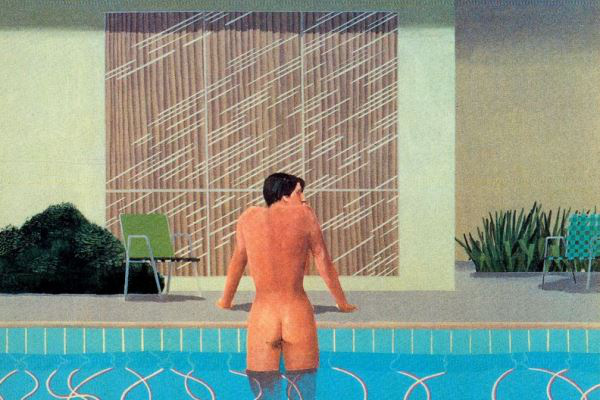 David Hockney egyik festményének részlete