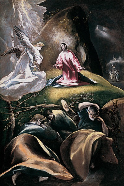 El Greco: Krisztus az olajfák hegyén