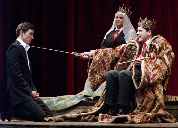János király - Polgár Csaba, Pogány Judit, Debreczeny Csaba (Örkény Színház - fotó: SzoFi)