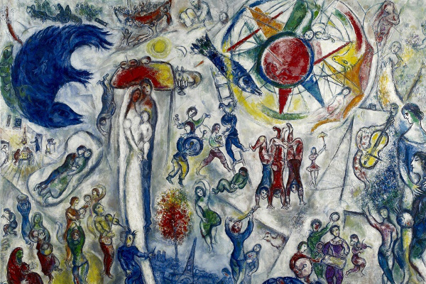 Marc Chagall: Élet (részlet)