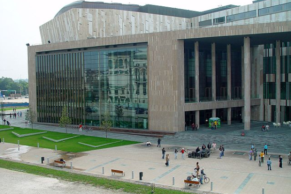 A Müpa épülete