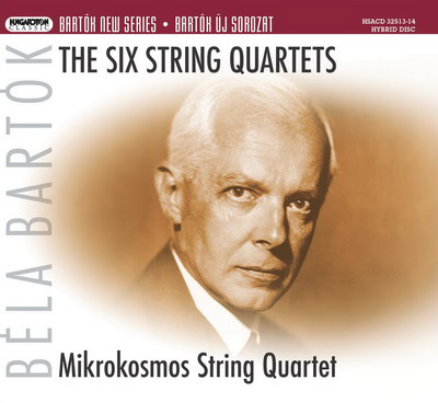 Bartók Új Sorozat, vonpsnégyesek13-sa, 14-es CD, Mikrokosmos Vonósnégyes