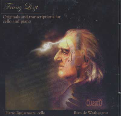 Harro Ruijsenaars Liszt CD
