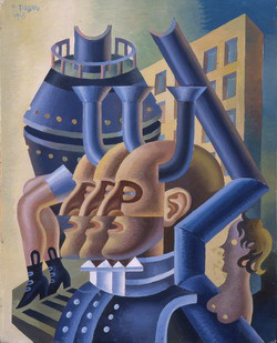 Depero: Fejek és csövek (1945)