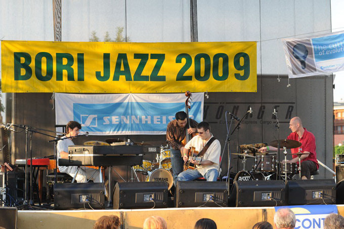 Bori Viktor kvartettje a Bori Jazz fesztiválon