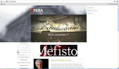 A megújult Opera.hu