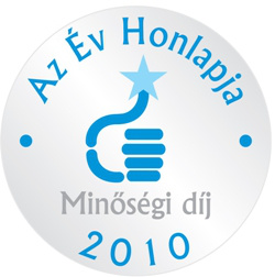 Év Honlapja - Minőségi Díj