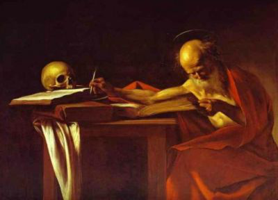 Caravaggio: Szent Jeromos (1608)