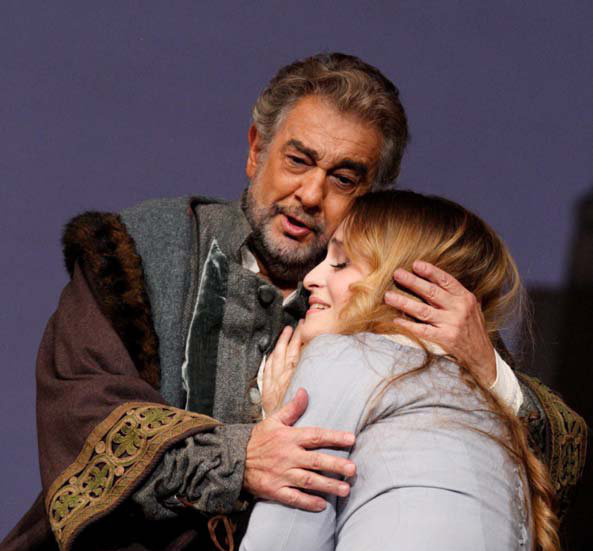 Plácido Domingo és Marina Poplavszkaja