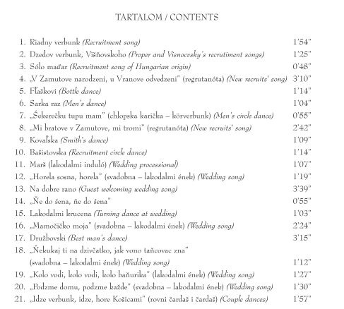 38 zemplen tracks
