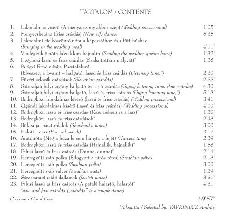 48 zemplen tracks