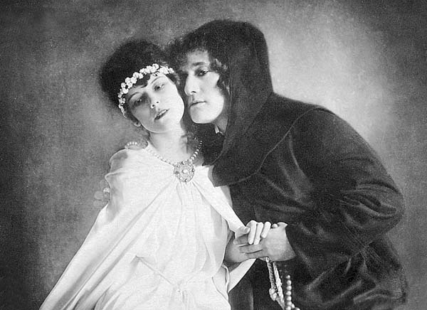 Bajor Gizi - Beregi Oszkárral a Nemzeti Színház híres Rómeó és Júliájában, 1918-ban