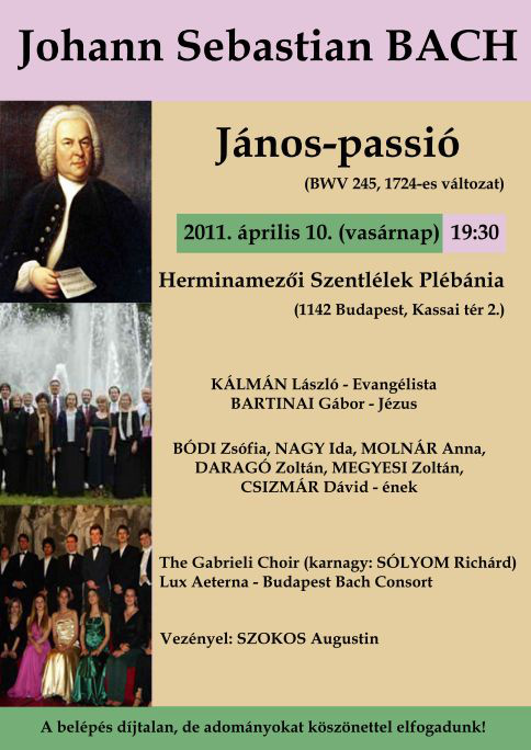János passió plakát